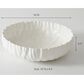 Pampa Bay Mascali Bianca XL Shallow Bowl in White, , large
