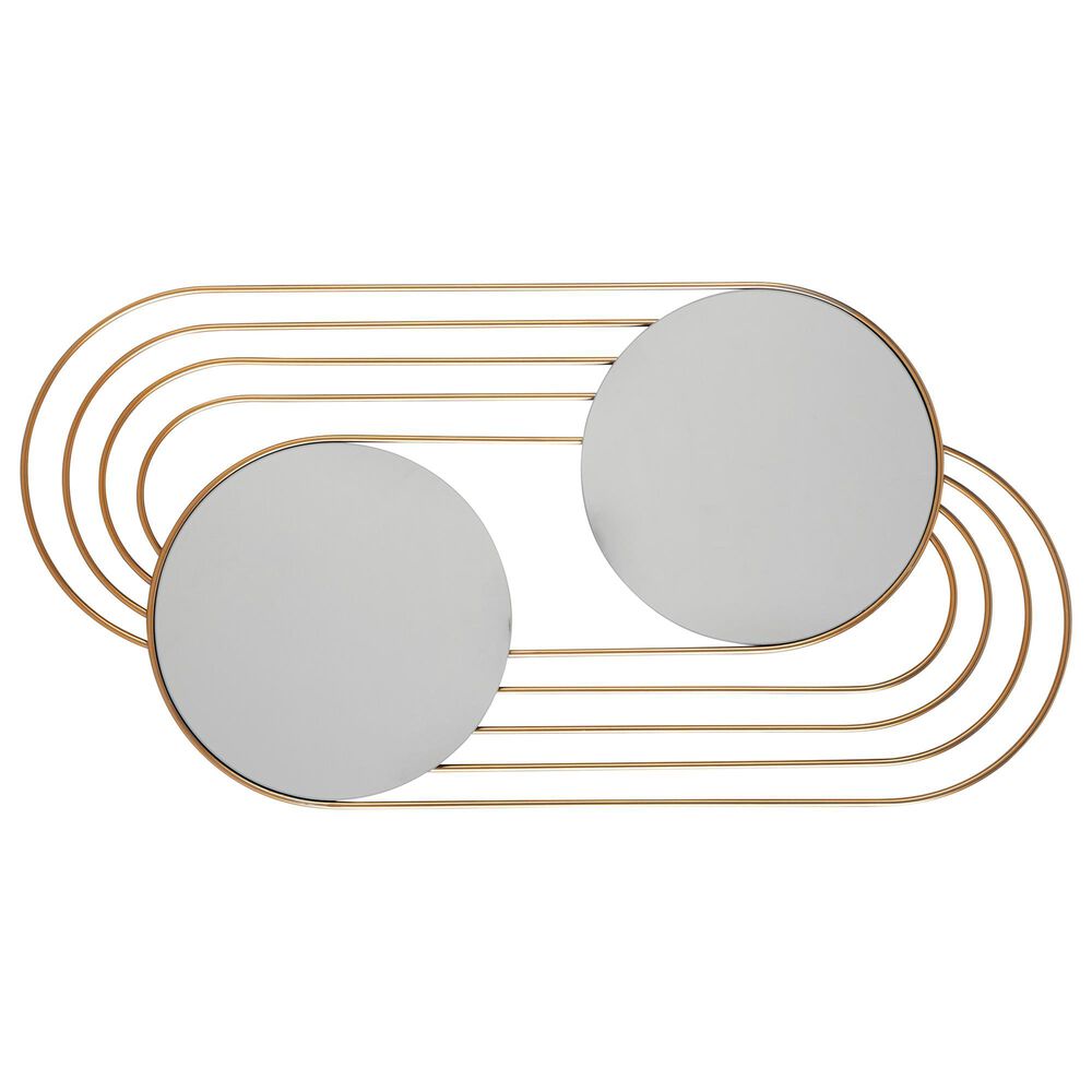 Ashley Warrenley Accent Wall Mirror in Gold, , large