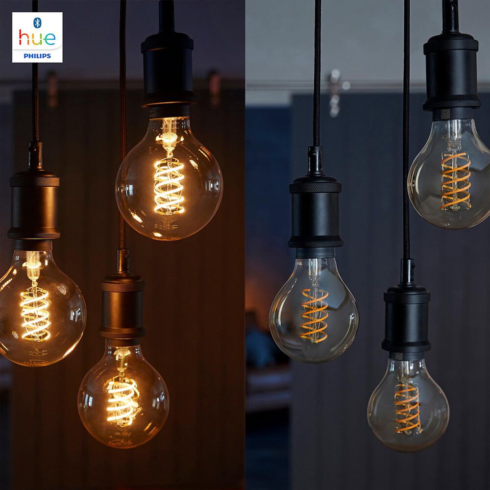 Philips Hue Filament G25 LED Smart Bulb in White, , large