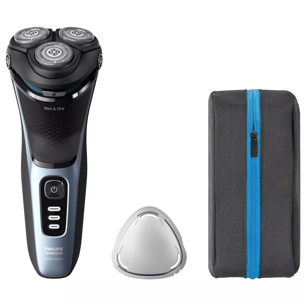 Norelco 3600 Wet and Dry Electric Shaver in Storm Blue, , large