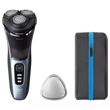 Norelco 3600 Wet and Dry Electric Shaver in Storm Blue, , large