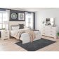 Ashley Stelsie 4 Piece Queen Bedroom Set in White, , large