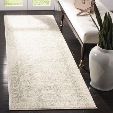 Safavieh Adirondack ADR109V 2"6" x 12" Ivory and Sage Runner, , large