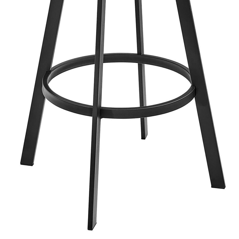 Blue River Benjamin 30&quot; Swivel Bar Stool in Black, , large