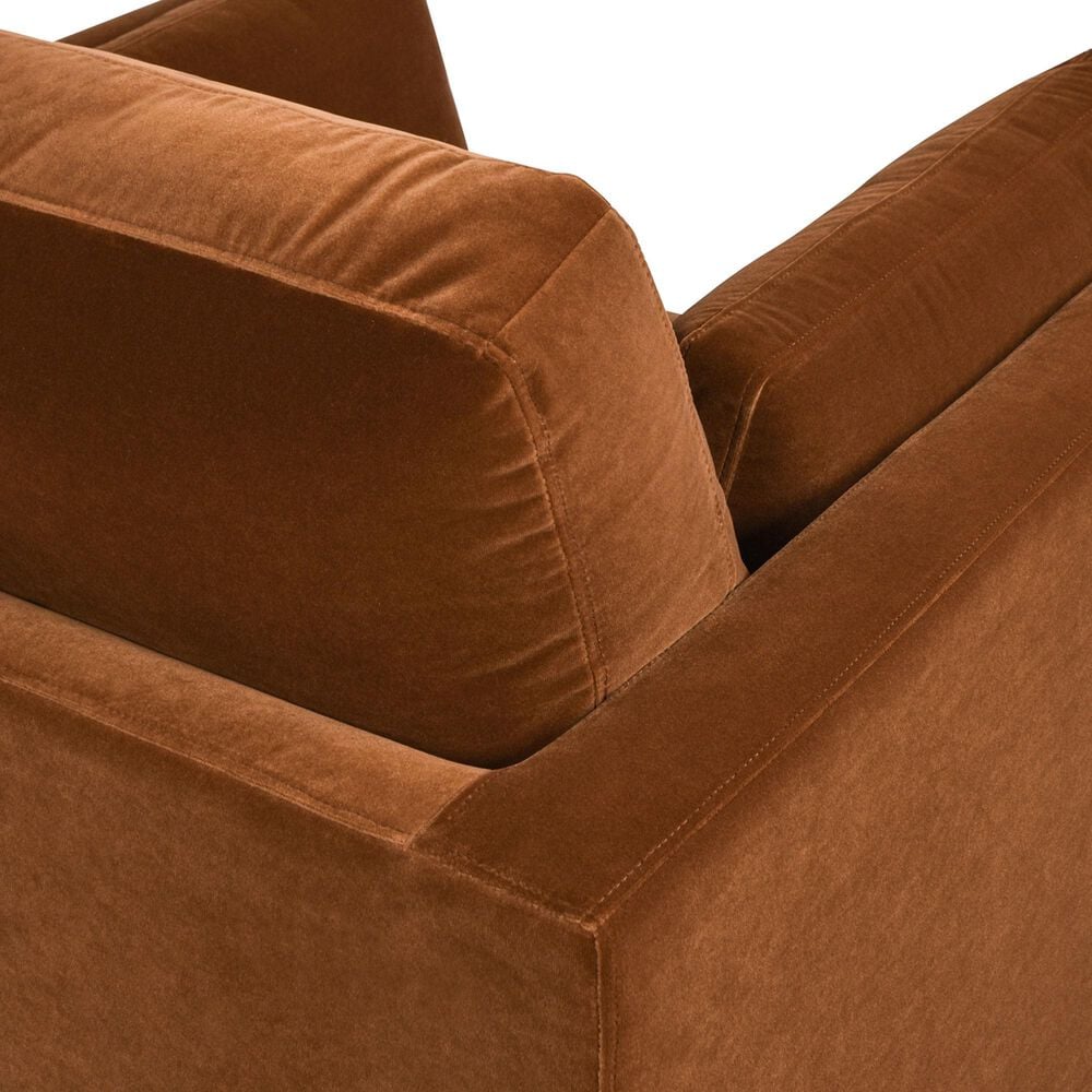 Jennifer Taylor Home Knox Accent Arm Chair in Burnt Orange, , large