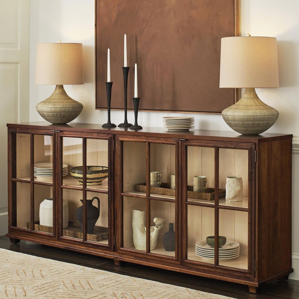 Stickley Furniture Hudson Valley 4-Door Server in Dark Roast, , large