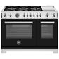 Bertazzoni Professional 7.0 Cu. Ft. Freestanding Dual Fuel Range in Nero, , large