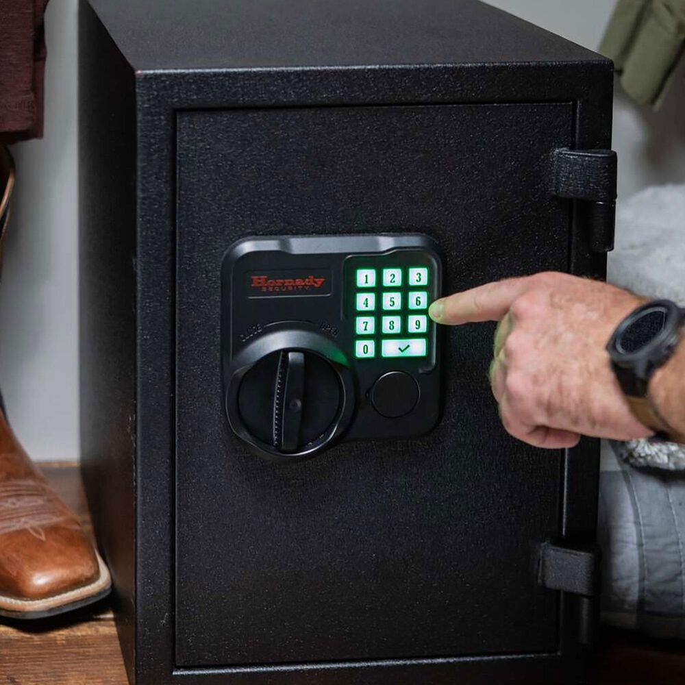 Hornady Fireproof Keypad Safe in Durable Black, , large