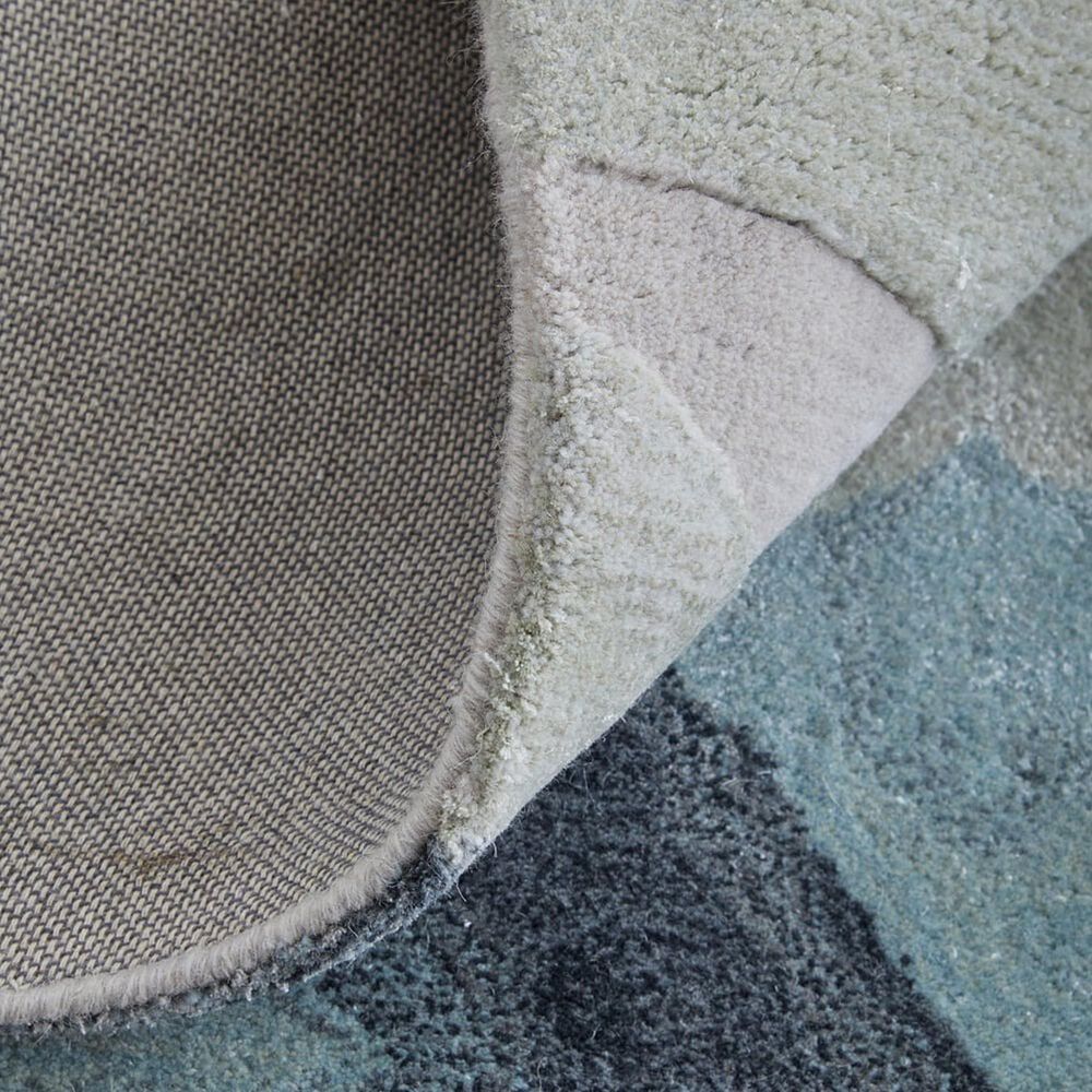 Feizy Rugs Kawai 10&#39; x 14&#39; Green and Blue Area Rug, , large