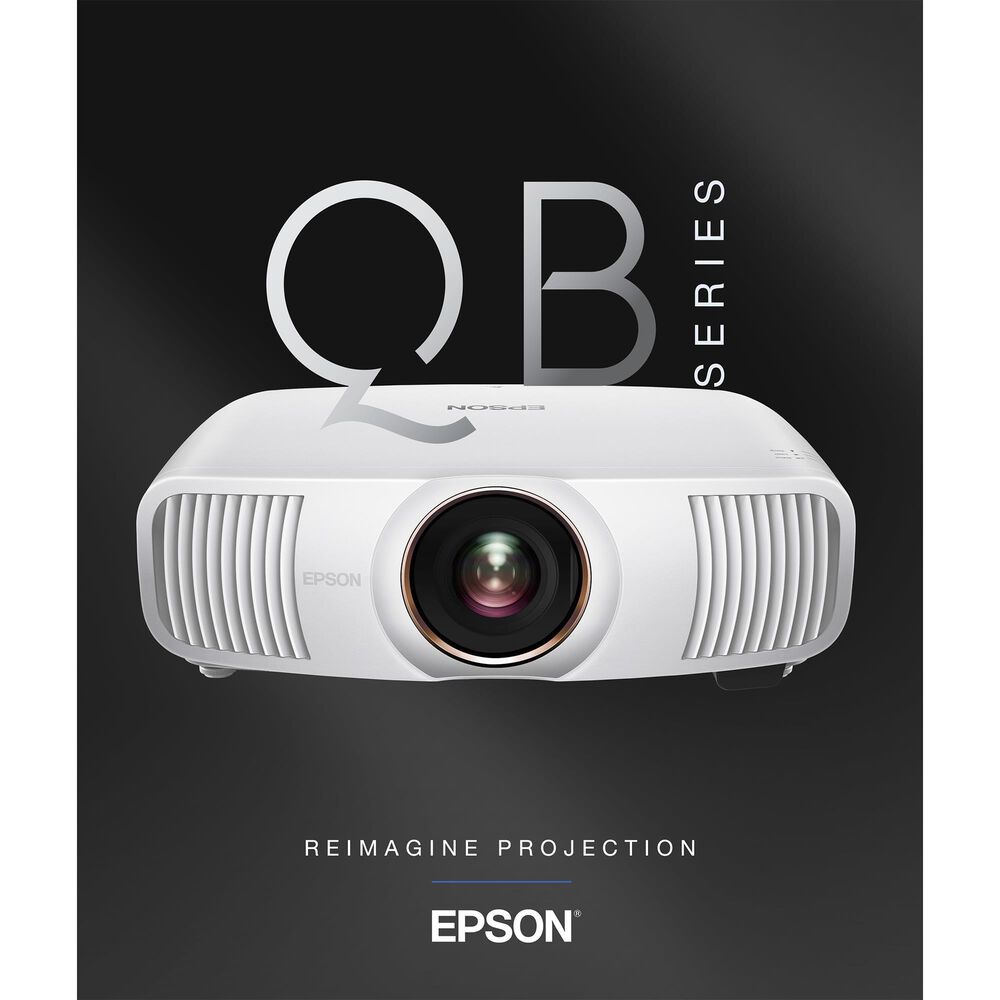 Epson QB1000 4K HDR 3300 Lumen 3LCD Laser Projector in White, , large