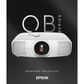 Epson QB1000 4K HDR 3300 Lumen 3LCD Laser Projector in White, , large