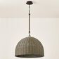 Troy Lighting Huxley 24" 3-Light Pendant Ceiling Light in Textured Bronze, , large