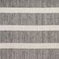 Nourison Positano POS03 Charcoal and Ivory 9" x 12" Indoor/Outdoor Area Rug, , large