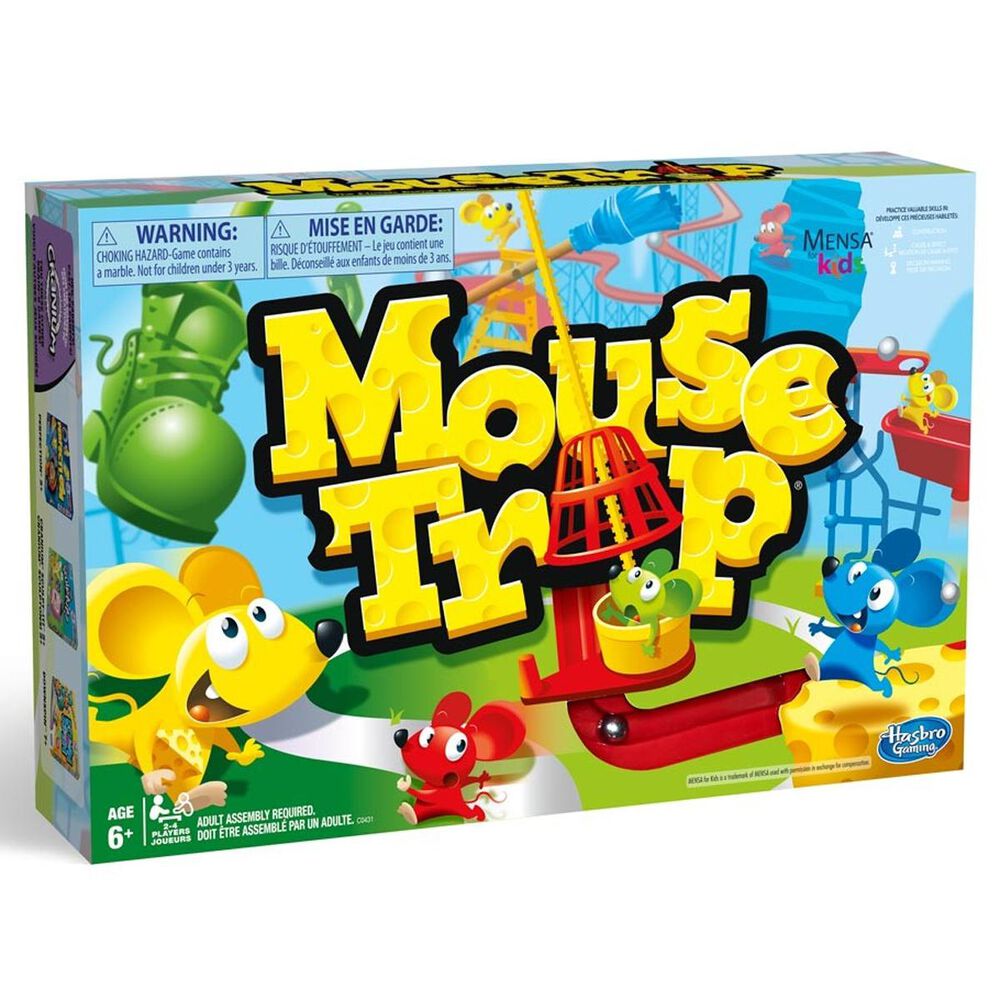 Hasbro Classic Mousetrap Board Game, , large