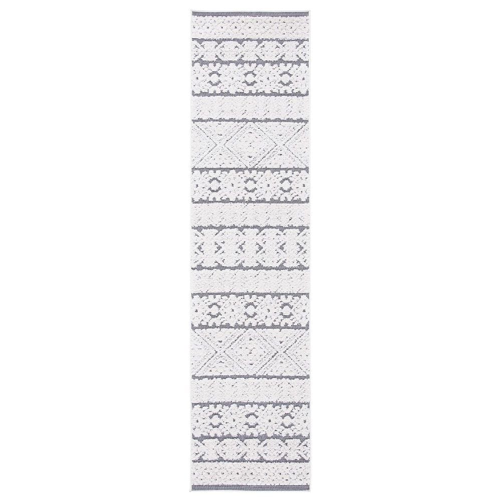 Safavieh Cabana CBN654A 2"2" x 7" Ivory and Grey Area Performance Rug, , large