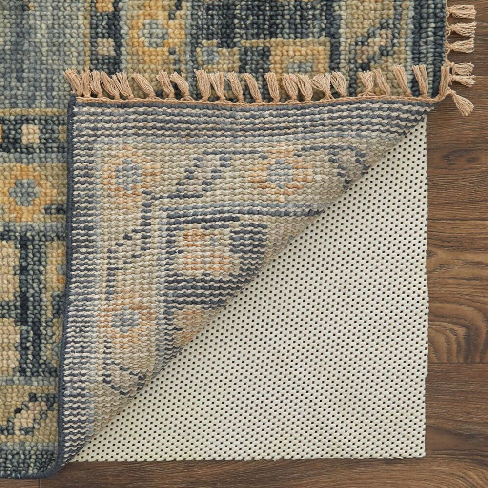 Feizy Fillmore 3&#39; x 5&#39; Blue and Charcoal Area Rug, , large