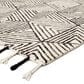 Jaipur Vera by Nikki Chu Montblanc 8" x 10" Snow White and Jet Black Area Rug, , large