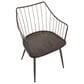 Lumisource Winston Arm Chair in Brown and Dark Walnut, , large