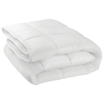 mDesign Twin/Twin XL Quilted Comforter Duvet Inserts in White, , large