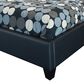 Loft District Metrica King Panel Bed with LED Lighting and Speaker in Softwelle Lava, , large