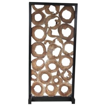 Timeless Designs Home Accents Teak Screen Divider in Natural, , large