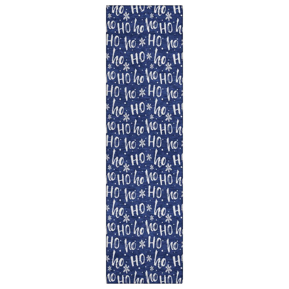 Dalyn Rug Company Wonderland WN22 2"3" x 7"6" Navy Indoor/Outdoor Runner, , large