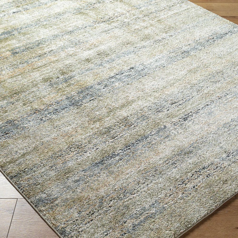 Surya Avellino 5&#39;3&quot; x 7&#39; Light Beige, Light Gray, Olive, Light Olive, Tan, Deep Teal and Gray Area Rug, , large