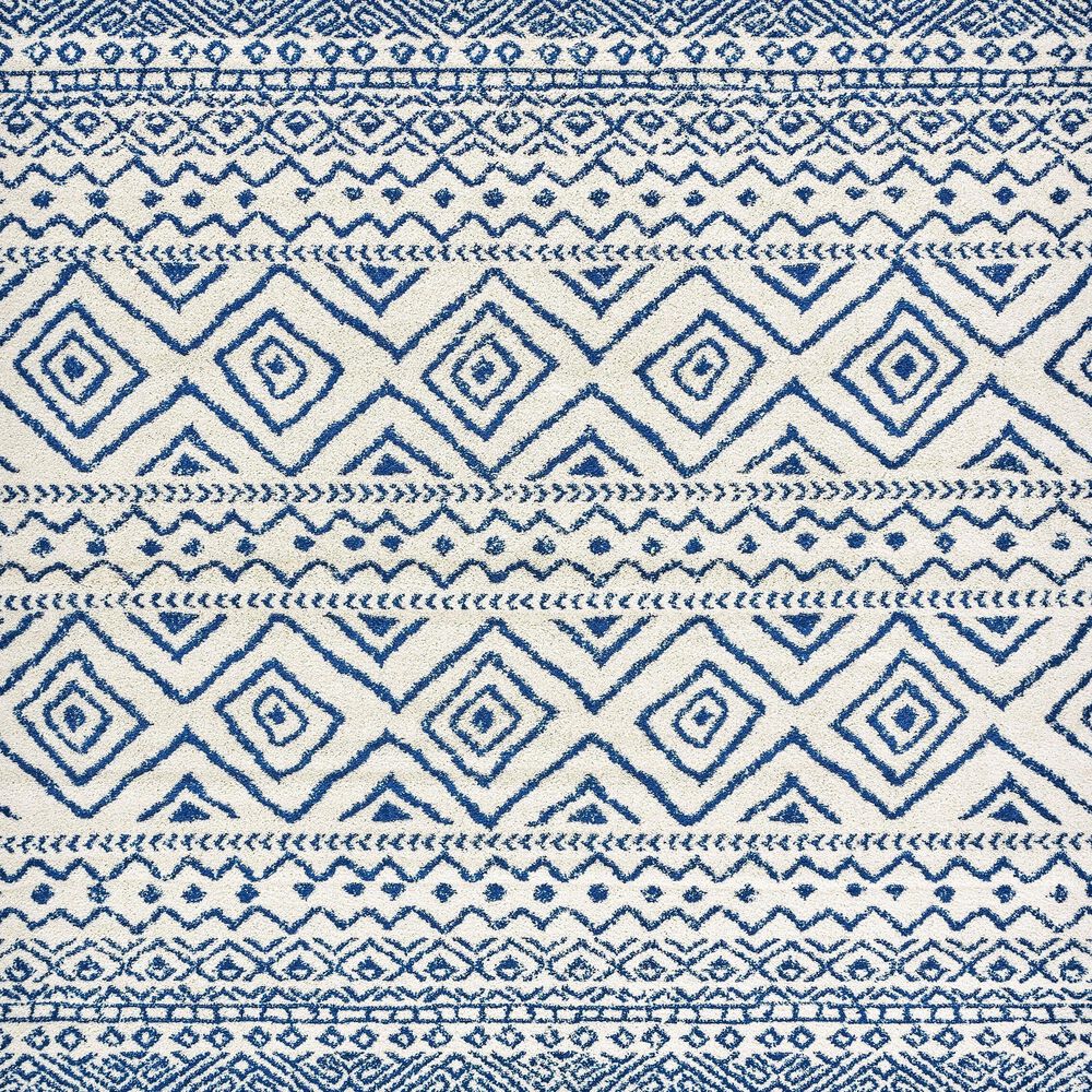 Safavieh Tulum 5&#39;3&quot; x 7&#39;6&quot; Ivory and Navy Area Rug, , large