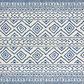Safavieh Tulum 5"3" x 7"6" Ivory and Navy Area Rug, , large