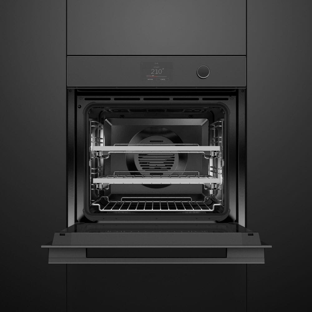 Fisher &amp; Paykel 24 Single Electric Wall Oven with 24-Function and Convection in Black, , large