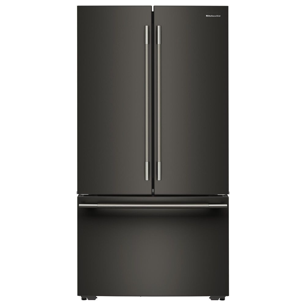 KitchenAid 25 Cu. Ft. Counter-Depth French Door Refrigerator in Black Ore, , large