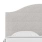Viceray Collections Emily King Upholstered Panel Bed with Arched Headboard in Labradoodle, , large