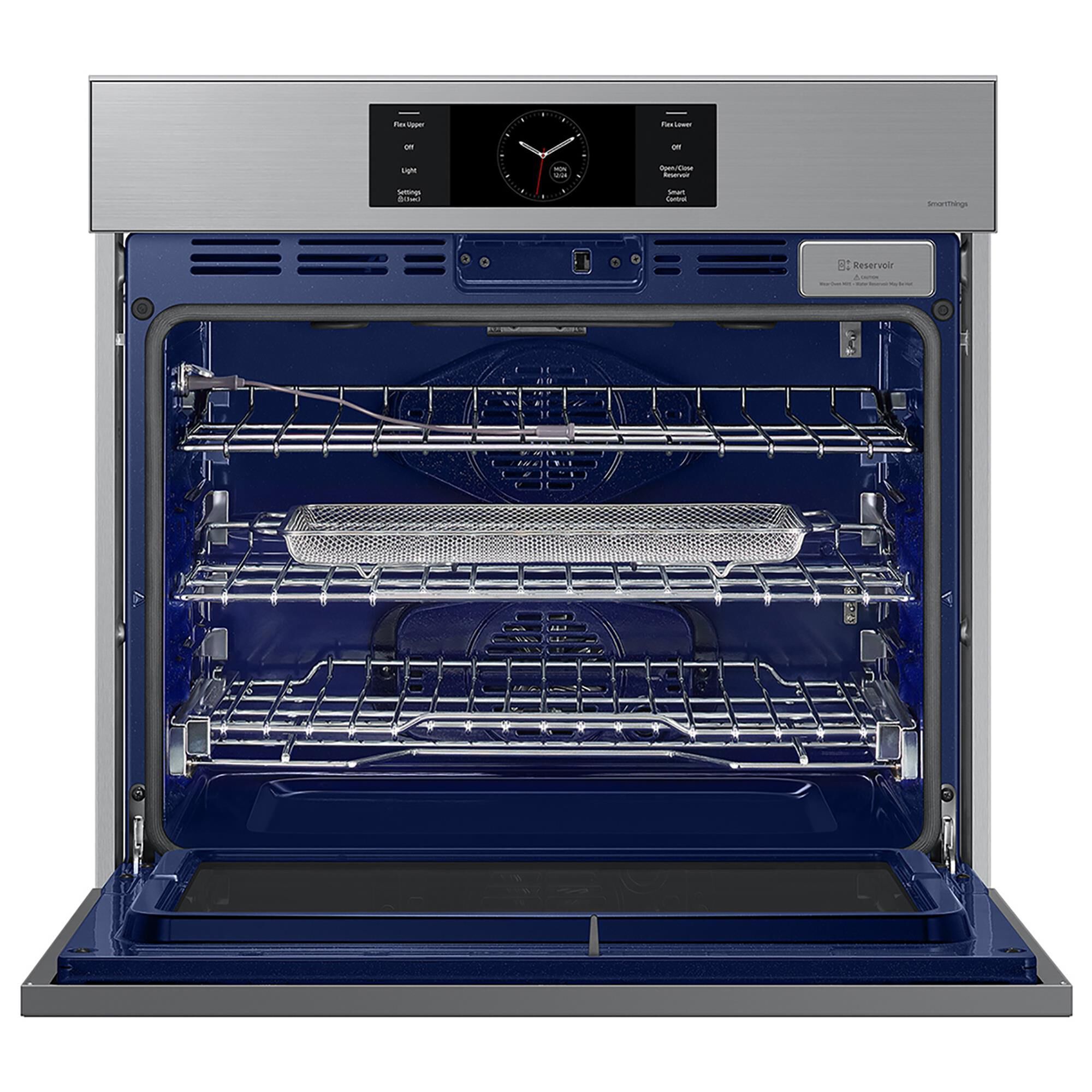 Samsung Appliance Bespoke 30 Single Electric Wall Oven with Convection in Stainless Steel
