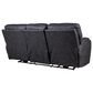 HomeStretch Jaguar Triple Power Reclining Sofa in Graphite, , large