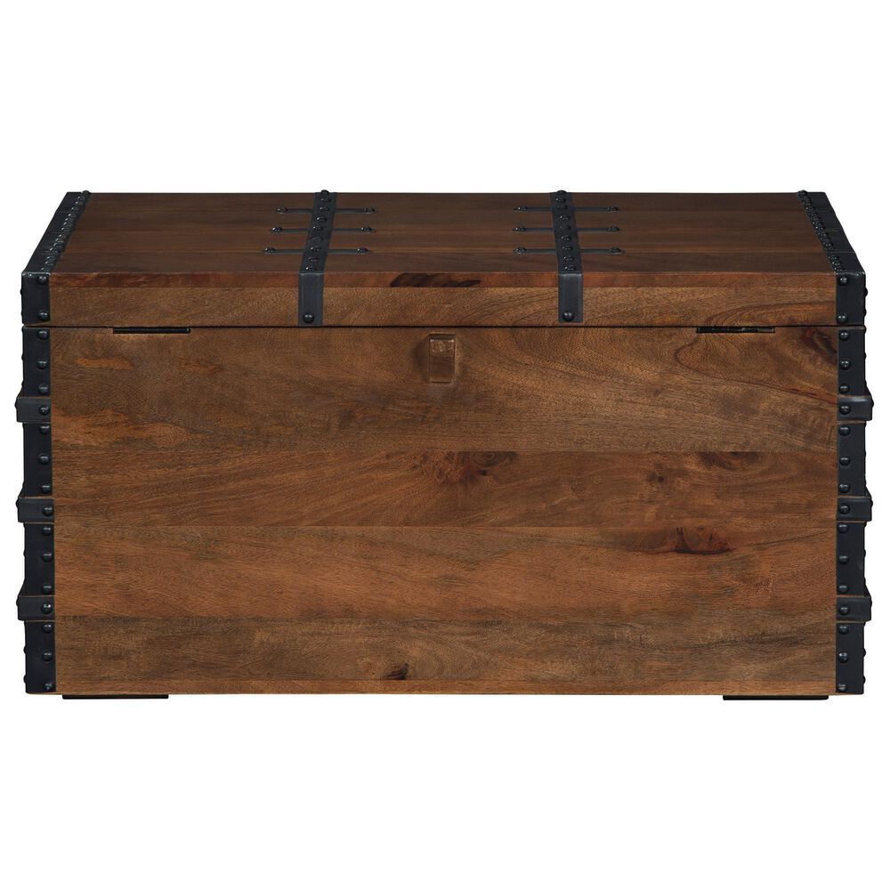 Ashley Kettleby Storage Trunk in Brown, , large