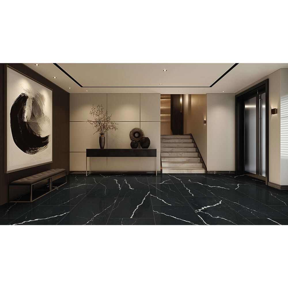 MS International Exotika Soho Noir 24&quot; x 48&quot; Porcelain Tile, , large