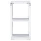Linon Home Decor Galli 2-Shelf Bookcase in White, , large
