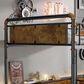 Hearth and Haven Twin XL over Twin XL Detachable Bunk Bed in Black and Gold, , large