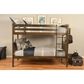 Sable Home Claire Twin over Twin Bunk Bed in Rustic Walnut, , large