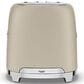 SMEG Retro-Style 2-Slice Toaster in Matte Moonlight and Polished Chrome, , large
