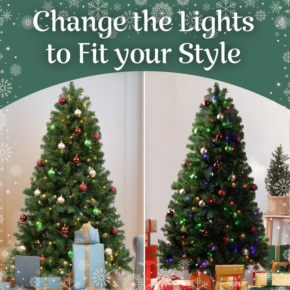 Timberlake 6 ft Christmas Tree with 250 LED Lights in Green, , large