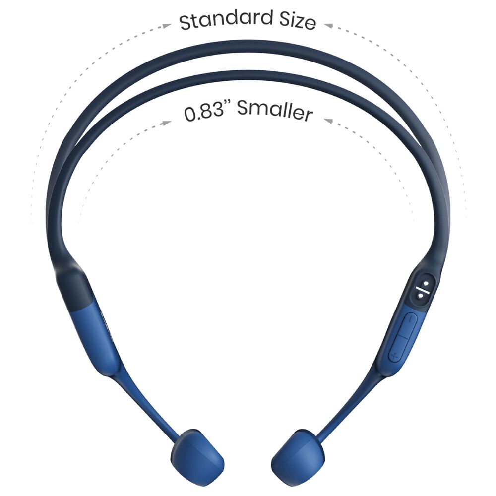 Shokz OpenRun Mini Bone Conduction Open-Ear Headphones in Blue, , large