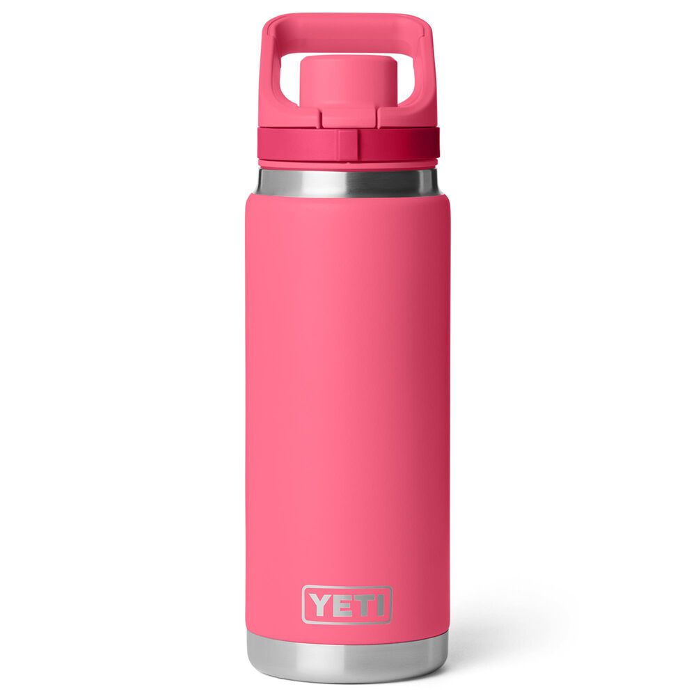 YETI Rambler 26 Oz Water Bottle with Flip Chug Cap in Tropical Pink, , large