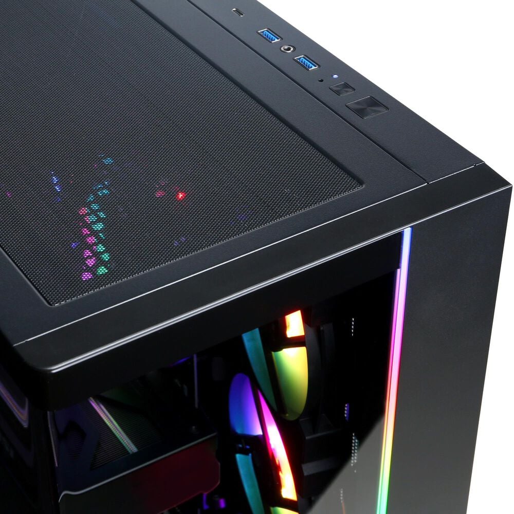 CyberPowerPC Gamer Supreme Gaming Desktop | AMD Ryzen 7 9700X - 32GB RAM - NVIDIA GeForce RTX 5070 Graphics - 2TB SSD in Black, , large