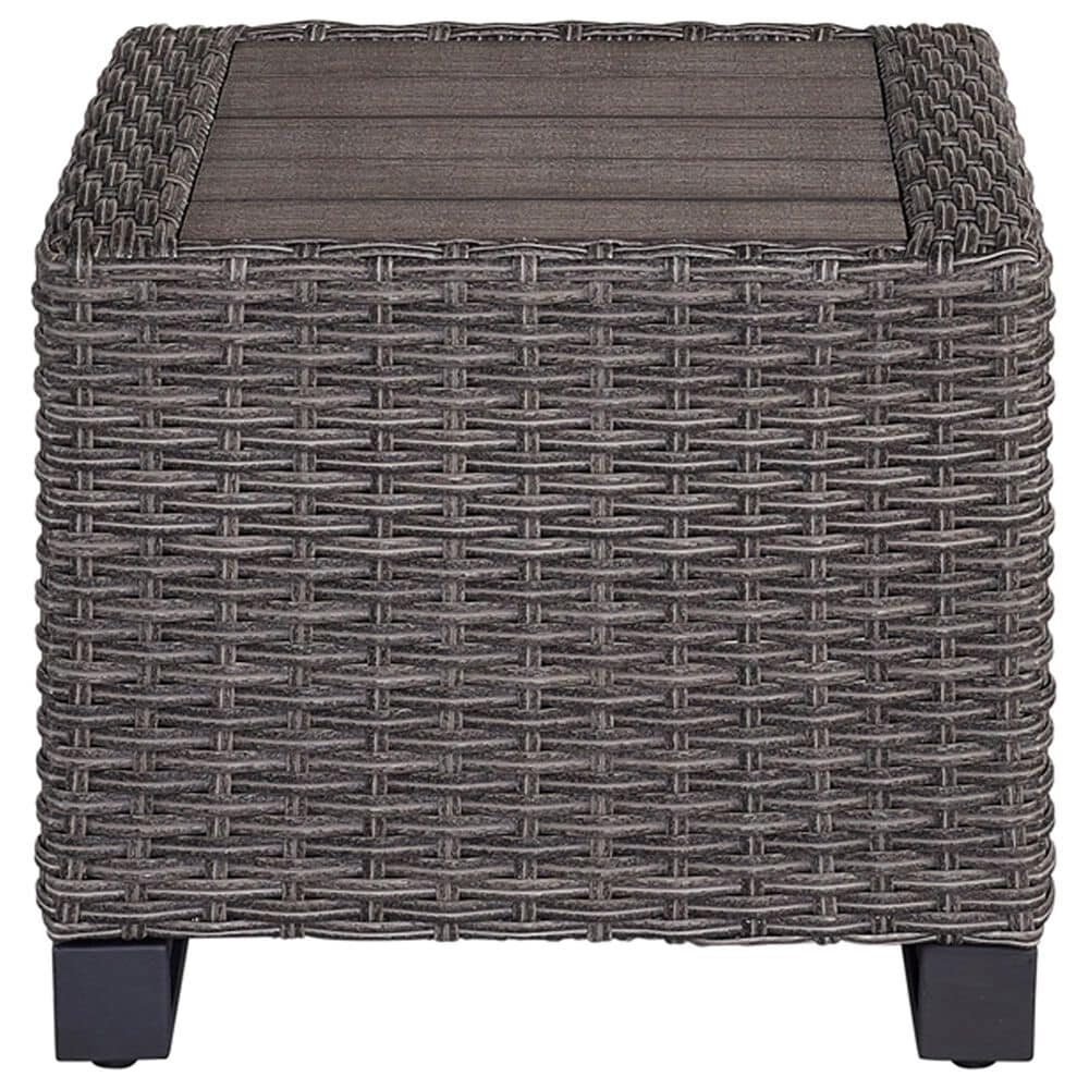 Slate and Company Addison End Table in Textured Grey, , large