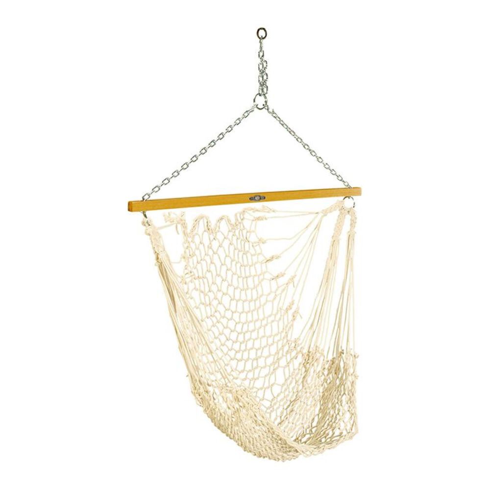 The Hammock Source Single Cotton Rope Swing, , large