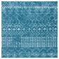 Safavieh Tulum 6"7" Square Turquoise and Blue Area Rug, , large