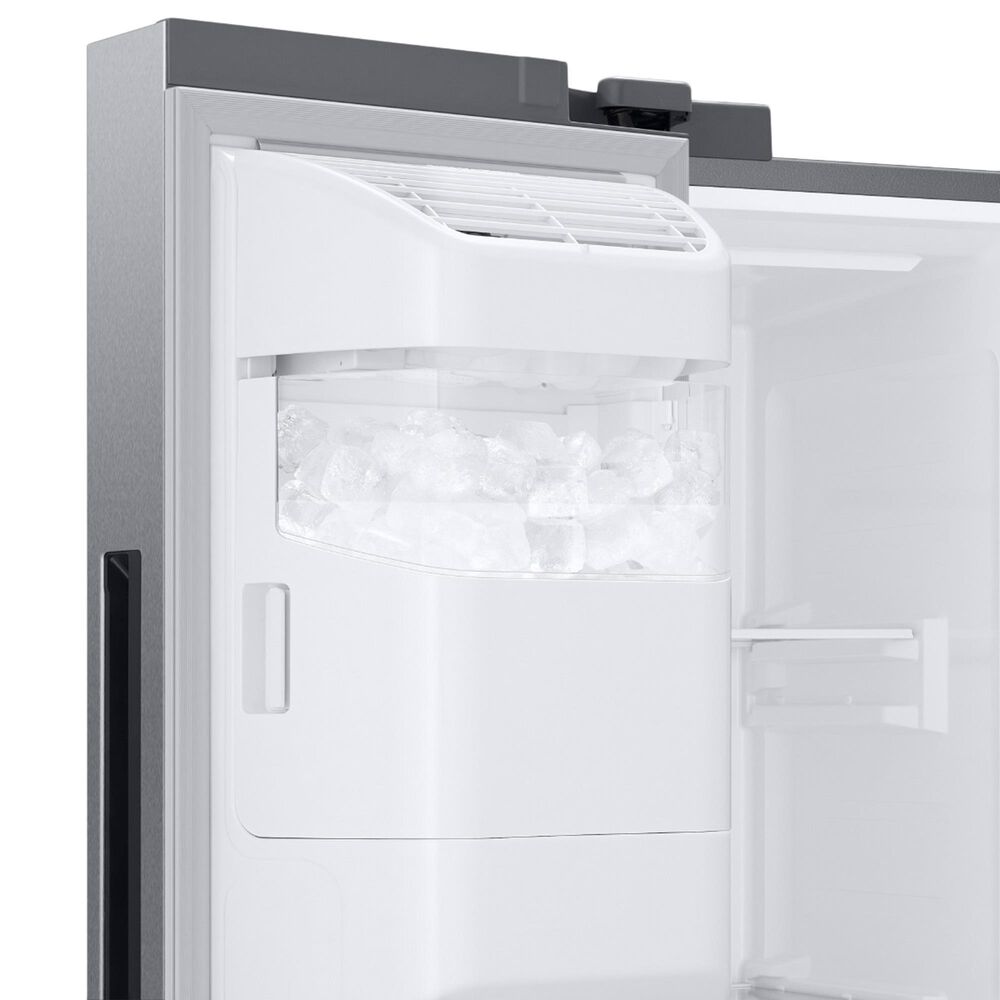Samsung 22 Cu. Ft. Counter Depth Side by Side Refrigerator in Stainless