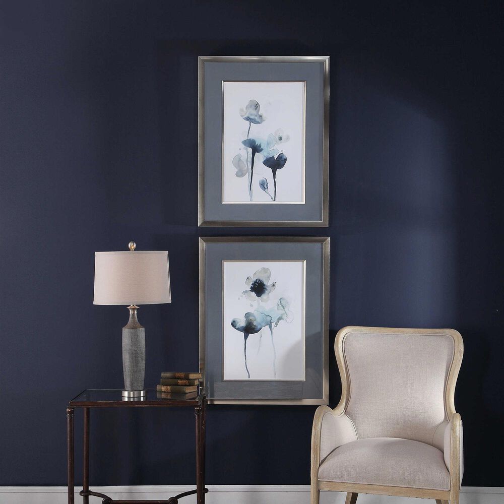 Uttermost Midnight Blossoms Framed Prints (Set of 2), , large