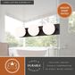 Vaxcel Parkview 3-Light Bathroom Vanity in Matte Black, , large